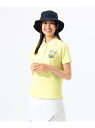 <WOMEN>ORANGE LABEL / レモンロゴ ポロシャツ BEAMS GOLF ORANGE LABEL ビームス ゴルフ トップス ポロシャツ ホワ...
