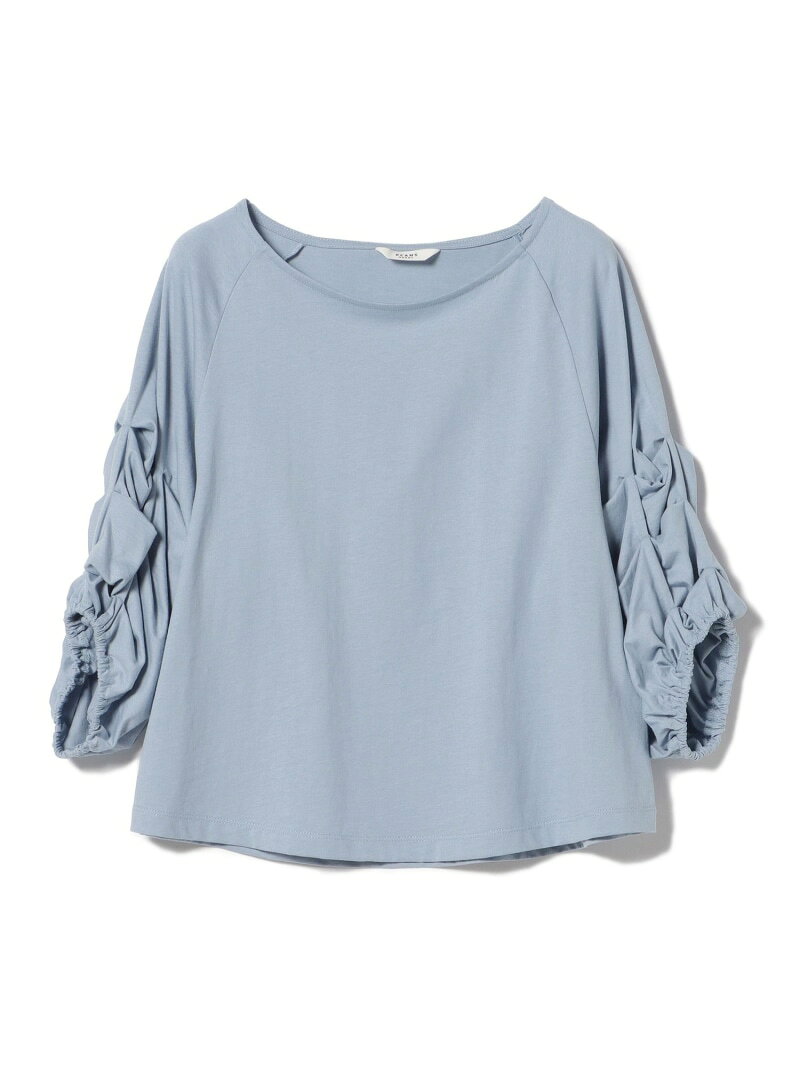 タックスリーブ プルオーバー BEAMS HEART WOMEN ビームス ハート トップス カットソー・Tシャツ パープル ホワイト グレー ブルー【送料無料】[Rakuten Fashion]