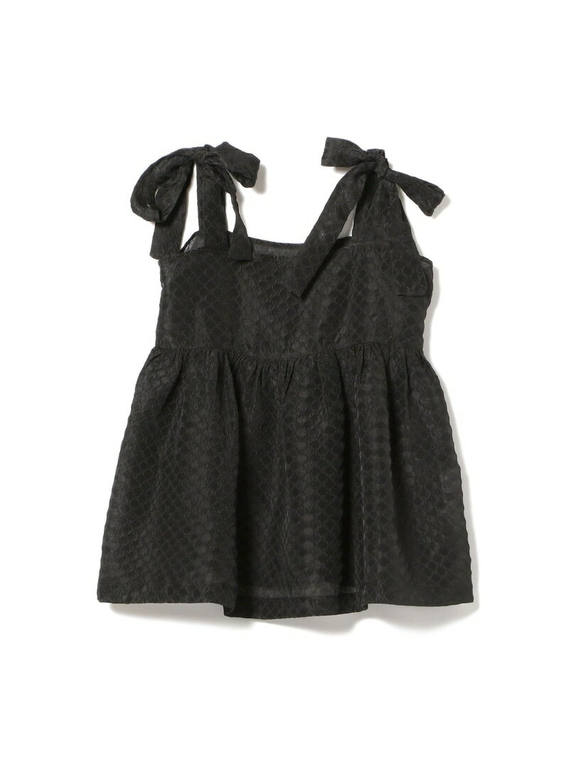 【人気急上昇中！】CAROLINA GLASER / シアーキャミ ブラウス オケージョン セレモニー 結婚式 CAROLINA GLASER カロリナ グレイサー トップス シャツ・ブラウス ブラック ベージュ【送料無料】[Rakuten Fashion]のサムネイル