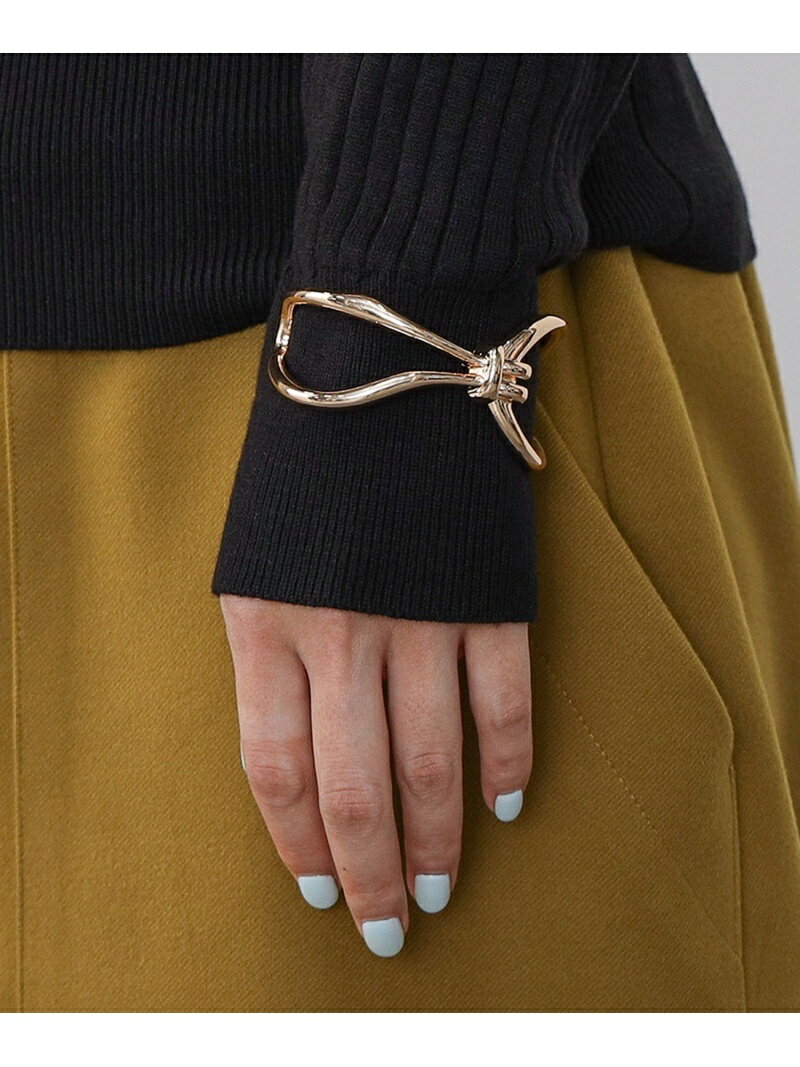 BEAMS HEART / 結び目 ボリューム バングル BEAMS HEART WOMEN ビームス ハート アクセサリー・腕時計 ブレスレット・バングル ゴールド シルバー【先行予約】*[Rakuten Fashion]のサムネイル