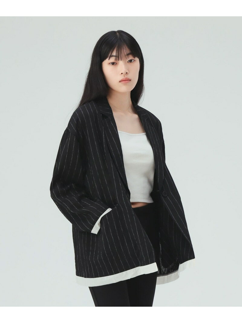 レイヤード シアー ジャケット 夏新作 26SS 冷房除け シーズンレス 羽織り ドライタッチ さらさら BEAMS HEART WOMEN ビームス ハート ジャケット アウター テーラードジャケット ブレザー ブラック ベージュ ブラウン【先行予約】 【送料無料】 Rakuten Fashion