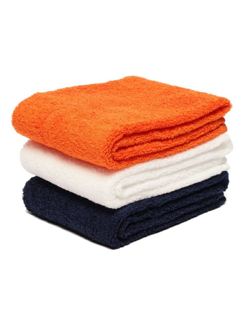 おぼろタオル * BEAMS JAPAN / 別注 百年の極み フェイスタオル バス用品 BEAMS JAPAN ビームス ジャパン インテリア・生活雑貨 その他のインテリア・生活雑貨 オレンジ ホワイト[Rakuten Fashion]のサムネイル