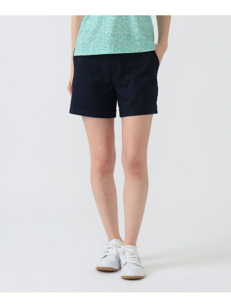 樂天商城 - PURPLE LABEL / リネンライク 裾ダブル ショートパンツ BEAMS GOLF PURPLE LABEL ビームス ゴルフ パンツ その他のパンツ パープル ネイビー ベージュ【送料無料】[Rakuten Fashion]