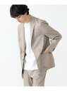 【接触冷感・イージーケア】BEAMS HEART / リネンブレンド 2ボタンジャケット 24SS(セットアップ対応) BEAMS HEART MEN ビームス ハート ジャケット・アウター テーラードジャケット・ブレザー ベージュ カーキ【送料無料】[Rakuten Fashion]