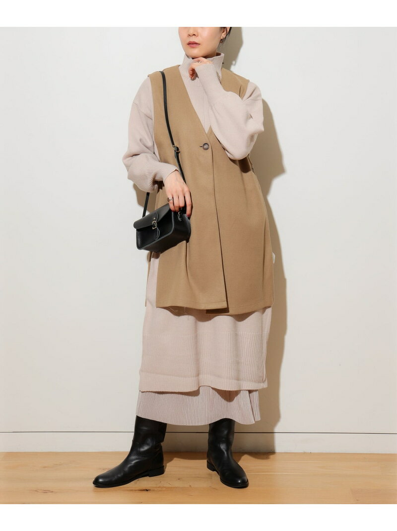 BEAMS HEART / ハイネックレイヤード ワンピース 23AW BEAMS HEART WOMEN ビームス ハート ワンピース ドレス その他のワンピース ドレス ベージュ グリーン ブラック【送料無料】 Rakuten Fashion