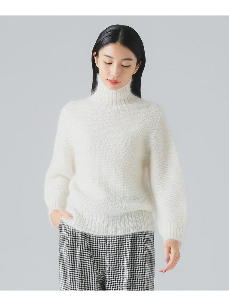 【YouTubeで紹介】カラー ガーター タートルニット 主役級ニット EFFE BEAMS デミルクス ビームス トップス ニット パープル グリーン ホワイト【送料無料】[Rakuten Fashion]