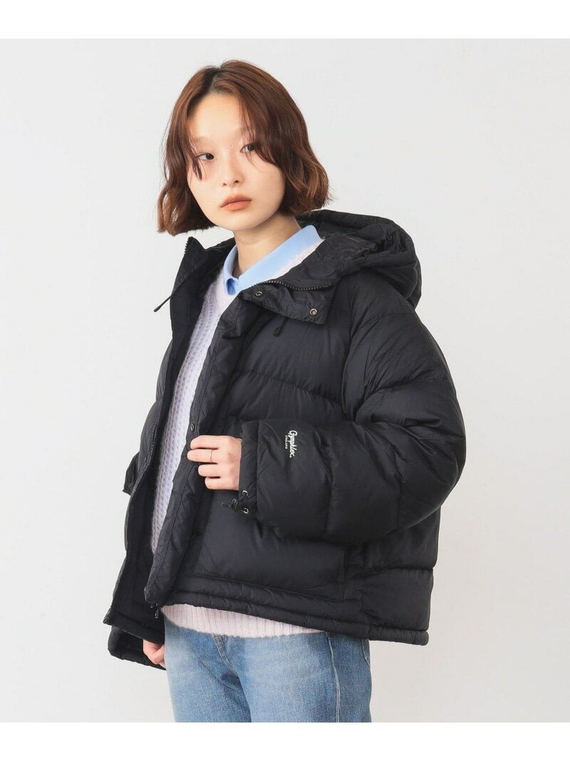 【WEB限定】Gymphlex / フード ダウン ジャケット Ray BEAMS ビームス ウイメン ジャケット・アウター ダウンジャケット・ダウンベスト グレー ブラック【送料無料】[Rakuten Fashion]のサムネイル