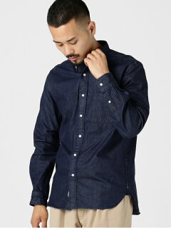 Denim Buttondown Shirt 11-11-5722-139: Indigo Denim Buttondown Shirt 11-11-5722-139: Indigo