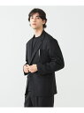 ウールライク ブラック 2ボタン ジャケット (セットアップ対応/ワイドフィット) B:MING by BEAMS ビーミング ライフストア バイ ビームス ス...