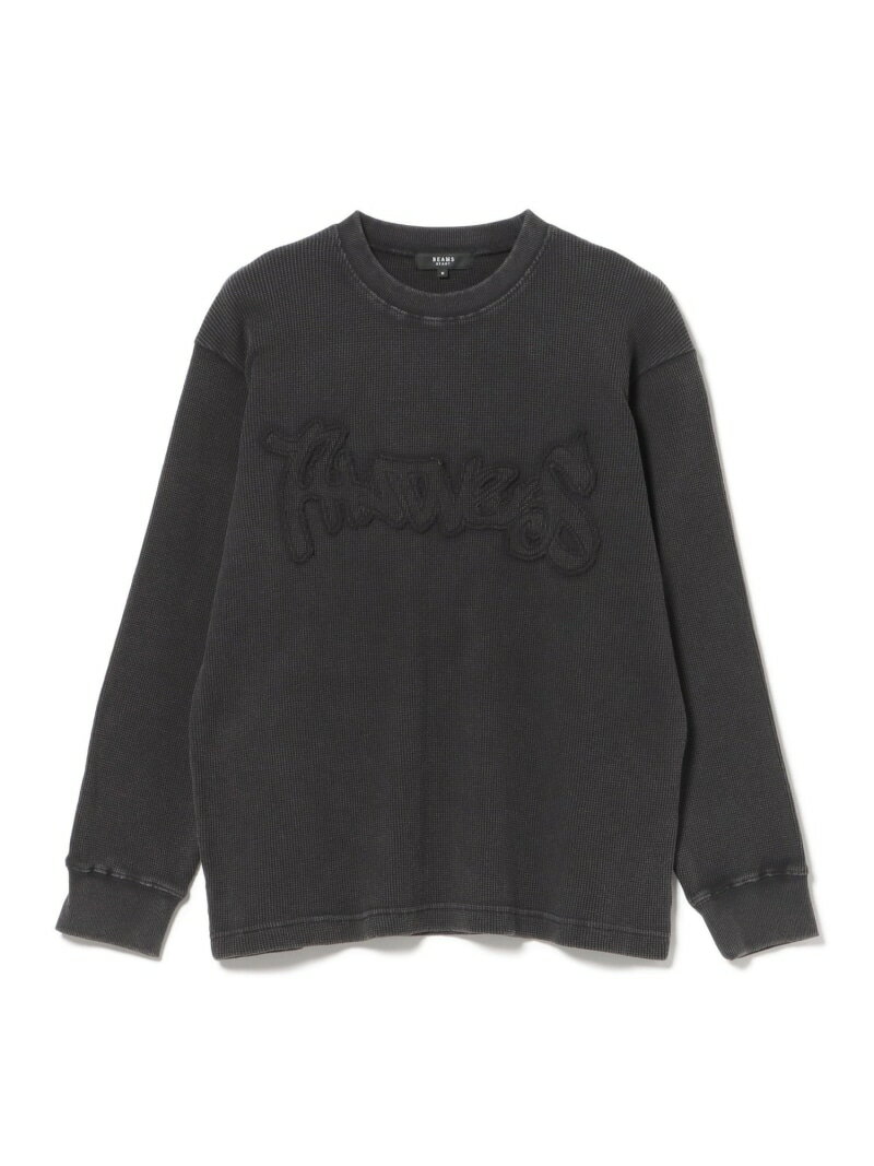 Rakuten - 【SALE／30%OFF】【4/2新規値下げ】スノーウォッシュ ワッフル ロングスリーブ BEAMS HEART MEN ビームス ハート トップス カットソー・Tシャツ ブラック ブラウン【RBA_E】【送料無料】[Rakuten Fashion]