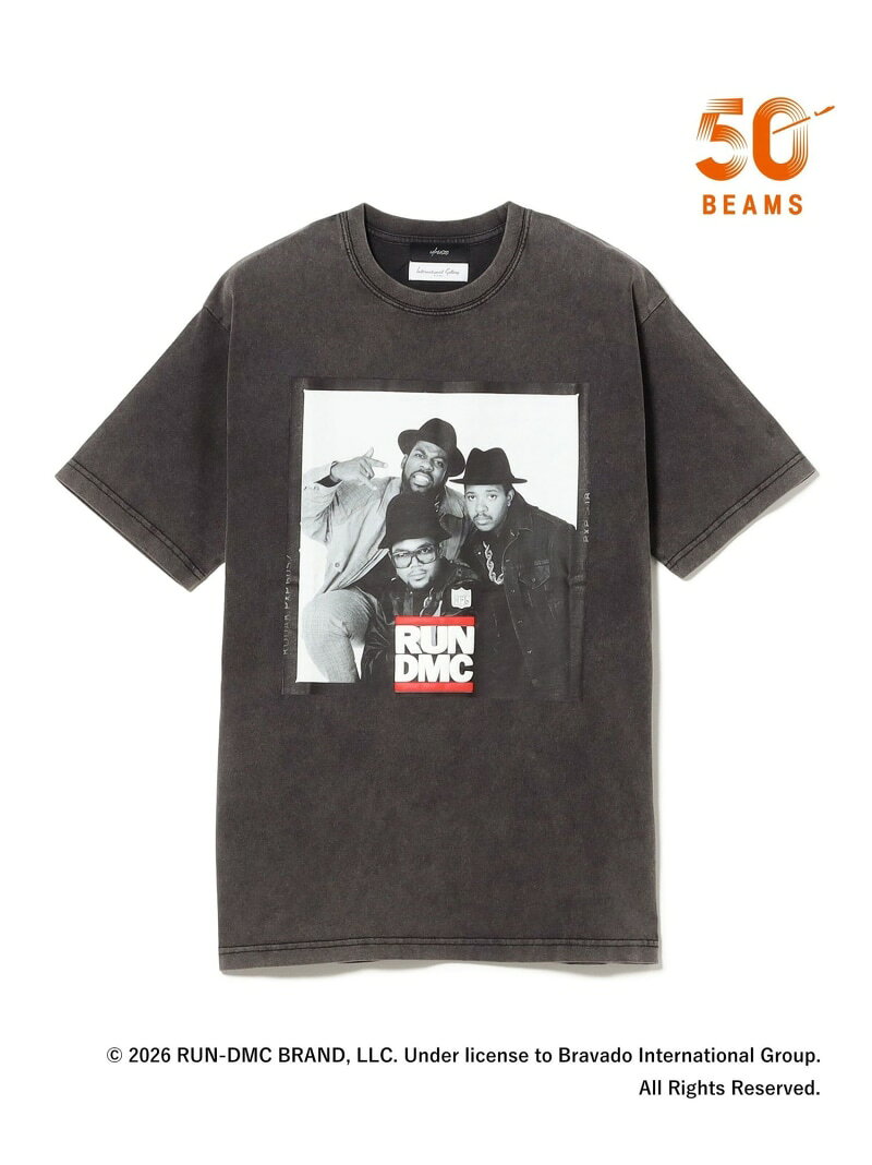 樂天商城 - 【別注】U/MUSIC * IG / RUN-D.M.C. グラフィック Tシャツ International Gallery BEAMS ビームス メン トップス カットソー・Tシャツ ブラック【送料無料】[Rakuten Fashion]