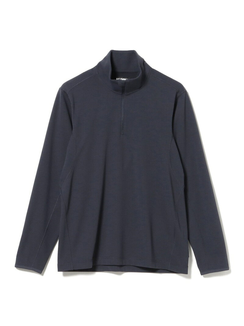 ＜MEN＞B.G.THREE / ALL-TIME グリッド ハーフジップ プルオーバー(LV.3) BEAMS GOLF PURPLE LABEL ビームス ゴルフ トップス スウェット・トレーナー ネイビー ホワイト ブラック【送料無料】[Rakuten Fashion]