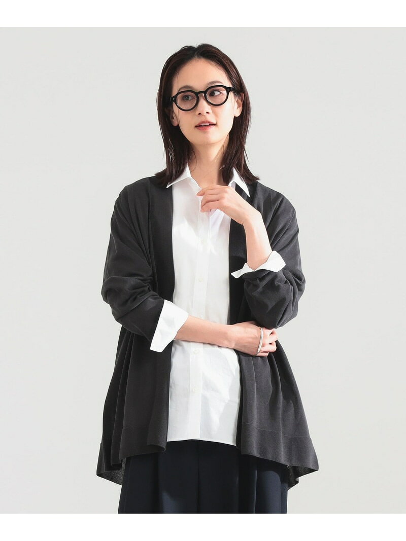 樂天商城 - 【SALE／30%OFF】18ゲージ コットンアセテート ロングカーディガン Demi-Luxe BEAMS デミルクス ビームス トップス ニット ブラック ベージュ【RBA_E】【送料無料】[Rakuten Fashion]