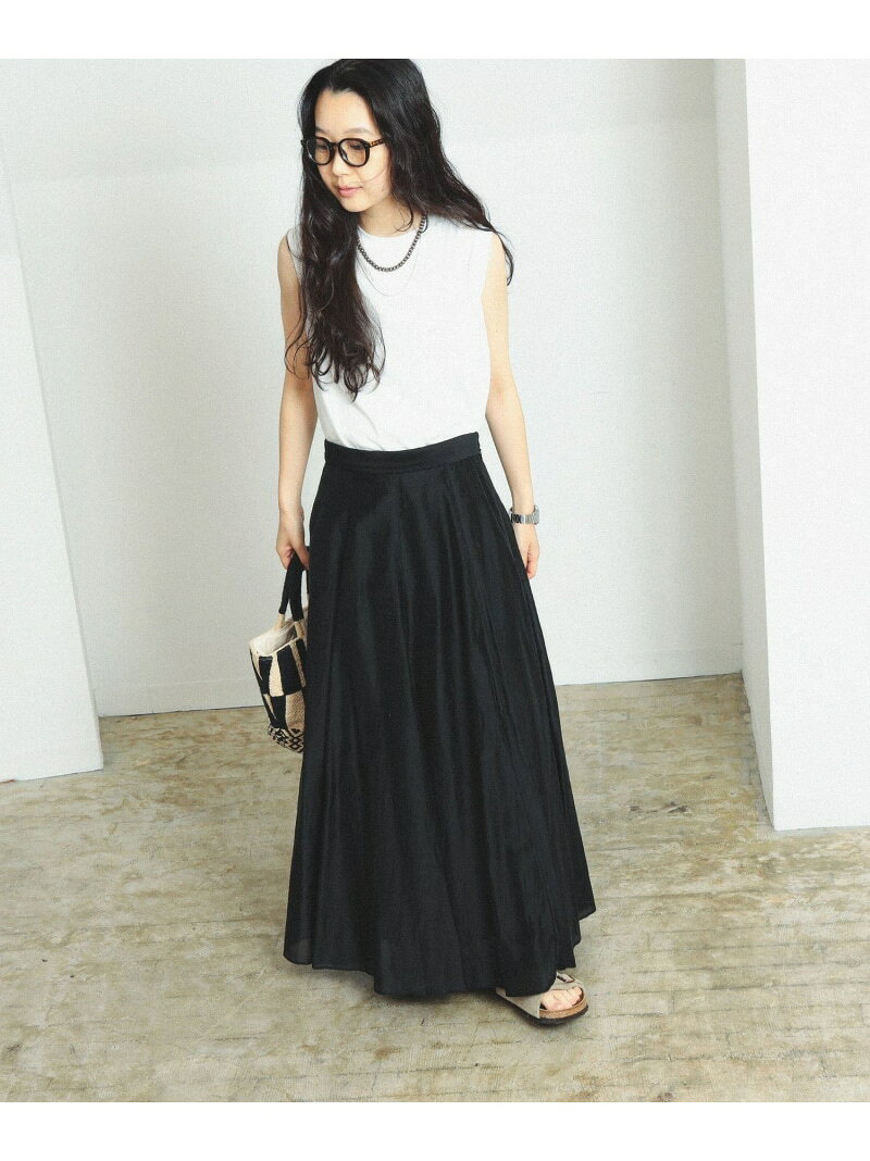 【SALE／40%OFF】シアー エアリー フレア スカート Ray BEAMS ビームス ウイメン スカート ロング・マキシスカート イエロー ブルー ブラック【RBA_E】【送料無料】[Rakuten Fashion] beams-10094251 BEAMS/ビームス パッケージ画像