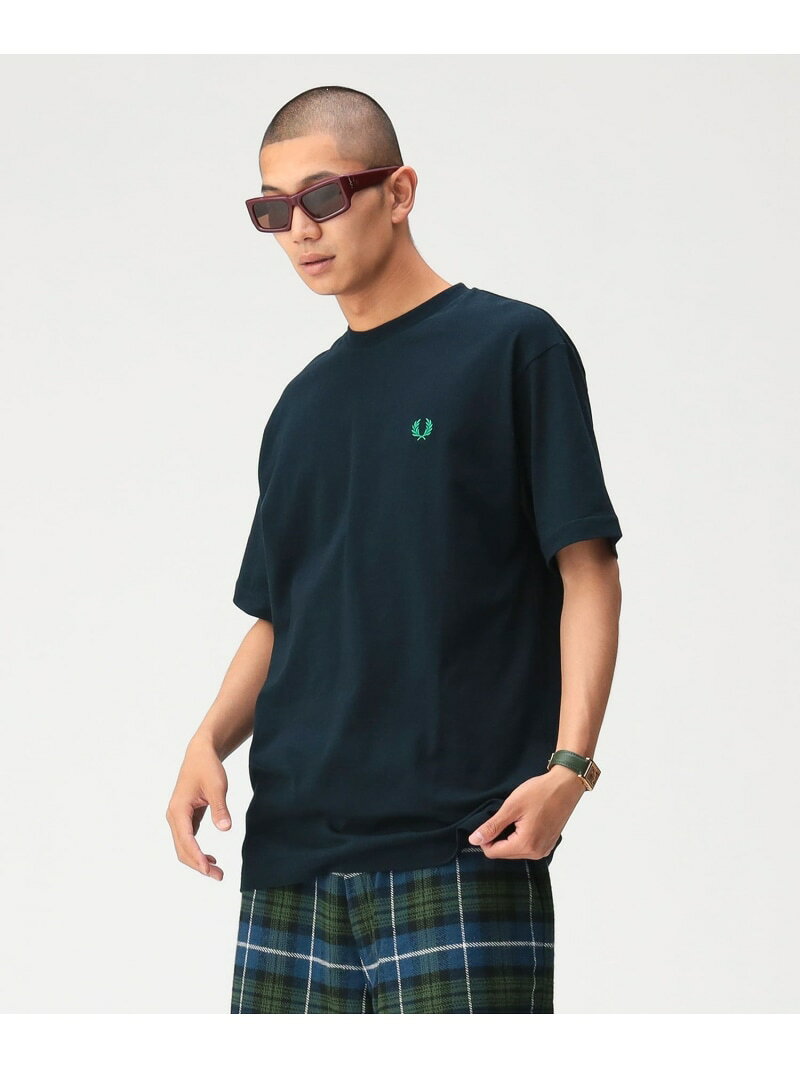 FRED PERRY / ロゴ Tシャツ BEAMS ビームス メン トップス カットソー・Tシャツ ネイビー ホワイト ブラック グレー