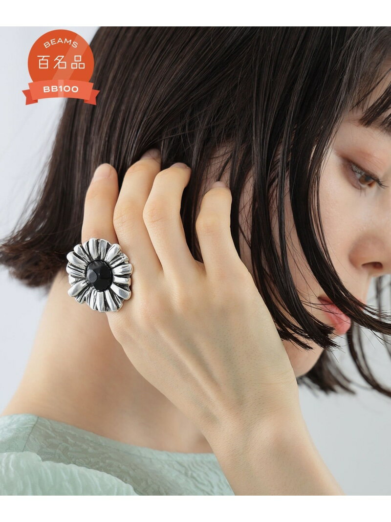 ビームス 【ビームスの百名品】Otro Accesorio / フラワー リング Ray BEAMS ビームス ウイメン アクセサリー・腕時計 リング・指輪 ブラック ピンク レッド オレンジ イエロー グリーン ブルー パープル【送料無料】[Rakuten Fashion]