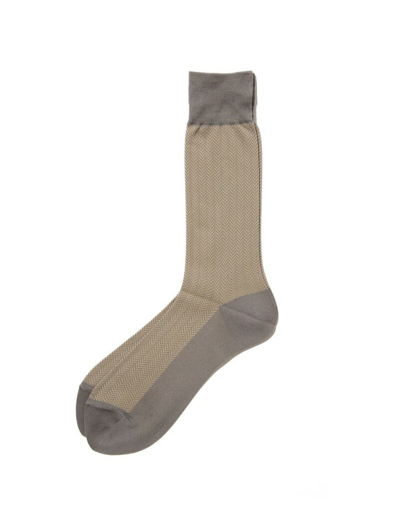 BEAMS PLUS / ヘリンボーンソックス BEAMS PLUS ビームス メン 靴下・レッグウェア 靴下 ブラック ベージュ カーキグリーン ブラウン[R