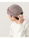 BEAMS HEART / リブ ロールキャップ ギフト BEAMS HEART MEN ビームス ハート 帽子 キャップ ネイビー ベージュ ブラック[Rak...
