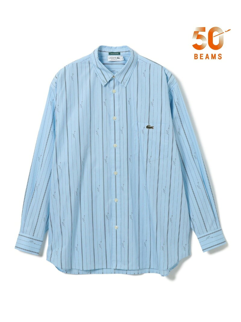 【別注】LACOSTE / ストライプシャツ BEAMS ビームス メン トップス シャツ・ブラウス【先行予約】*【送料無料】[Rakuten Fashion]