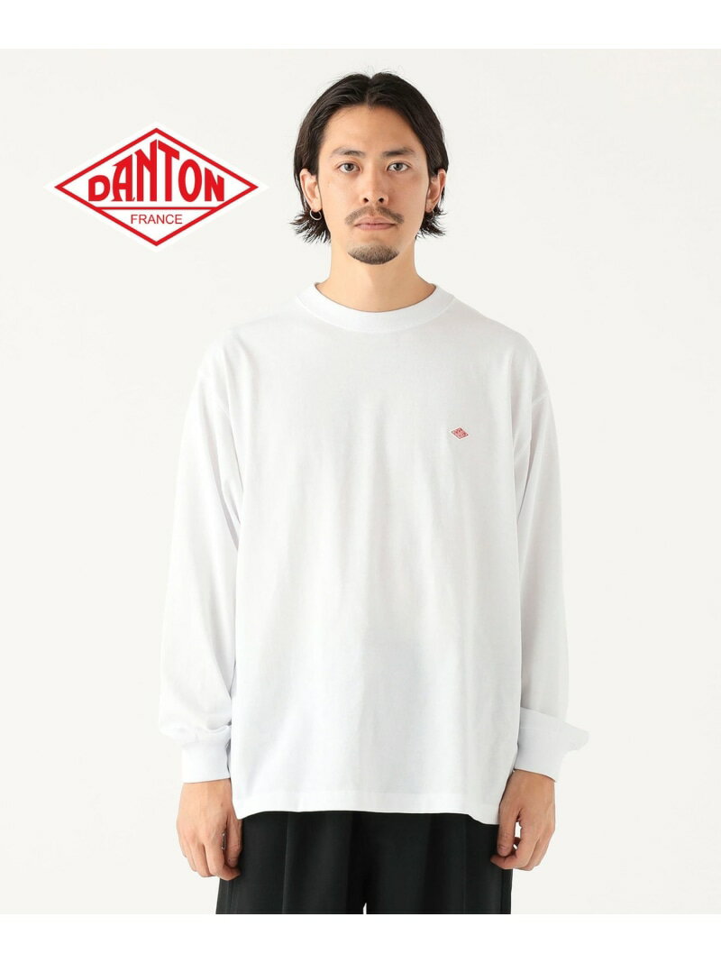DANTON / MEN'S LONG SLEEVE T-SHIRT PLAIN B:MING by BEAMS ビーミング ライフストア バイ ビームス トップス カットソー・Tシャツ ホワイト グレー ブラック【送料無料】[Rakuten Fashion]