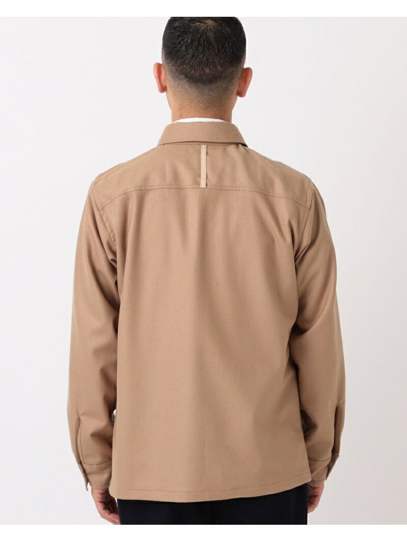 Patchwork CPO Shirt 11-18-4958-063: Camel