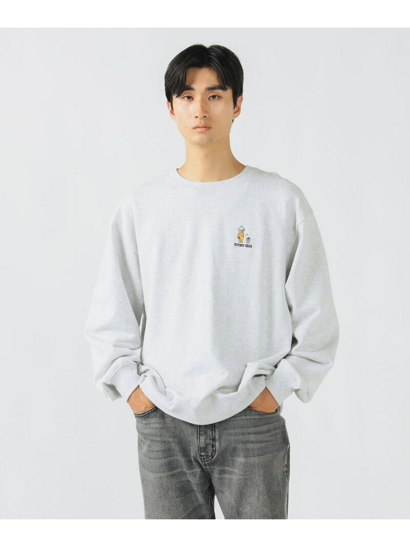 樂天商城 - トトノイ & ジム ベアー ロング スリーブ スウェット BEAMS HEART MEN ビームス ハート トップス スウェット・トレーナー ブラック グレー【送料無料】[Rakuten Fashion]