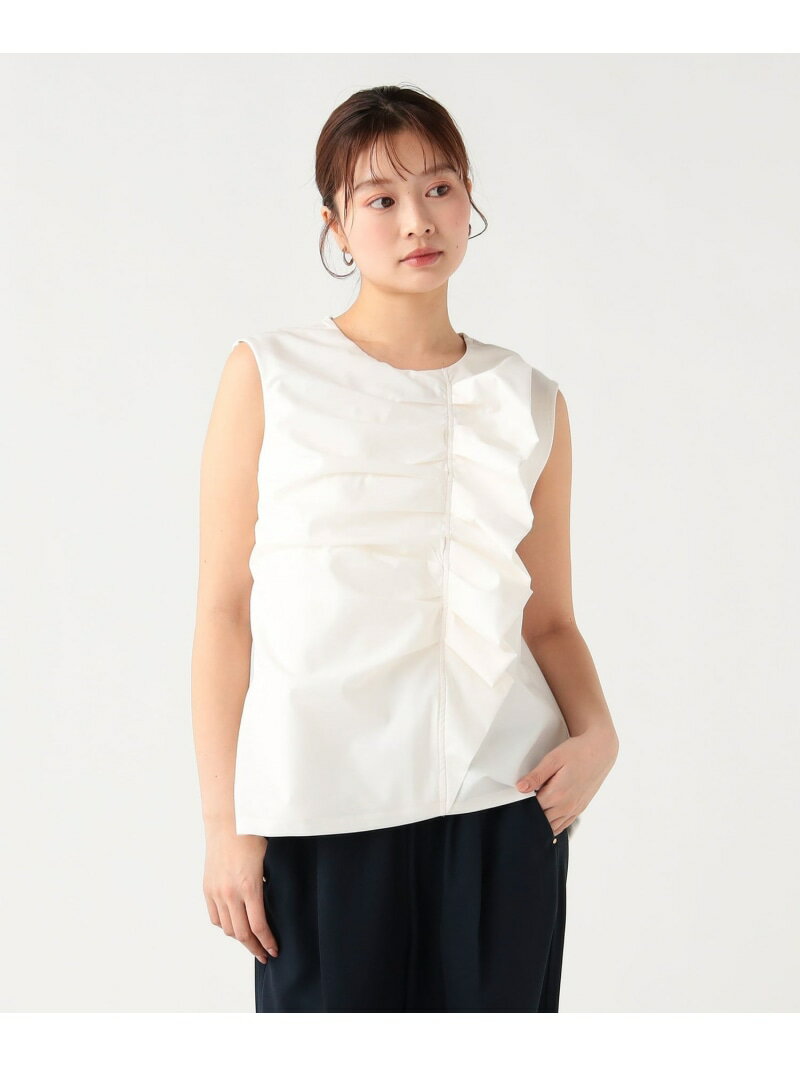 Rakuten - フリルデザイン プルオーバー BEAMS HEART WOMEN ビームス ハート トップス カットソー・Tシャツ ホワイト ブラック ベージュ【送料無料】[Rakuten Fashion]