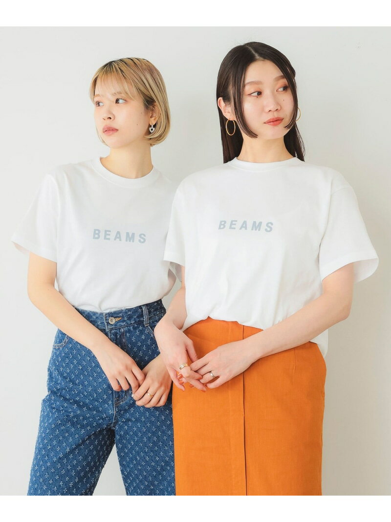 BEAMS / ロゴ Tシャツ 24SS BEAMS ビームス メン トップス カットソー・Tシャツ ホワイト ブラック ブラウン