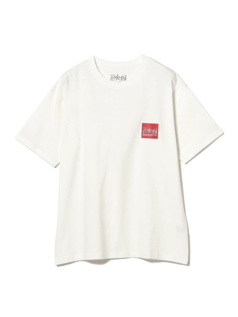 乐天商城 - 【SALE／30%OFF】Manhattan Portage / Short Sleeve Print T-Shirt B:MING by BEAMS ビーミング ライフストア バイ ビームス トップス カットソー・Tシャツ ブラック ホワイト【RBA_E】[Rakuten Fashion]