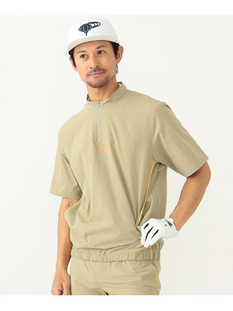 【吸水速乾】BEAMS GOLF ORANGE LABEL / ハーフジップ ストレッチプルオーバー BEAMS GOLF ORANGE LABEL ビームス ゴルフ トップス ベスト・ジレ カーキ ブラック ネイビー【送料無料】[Rakuten Fashion]