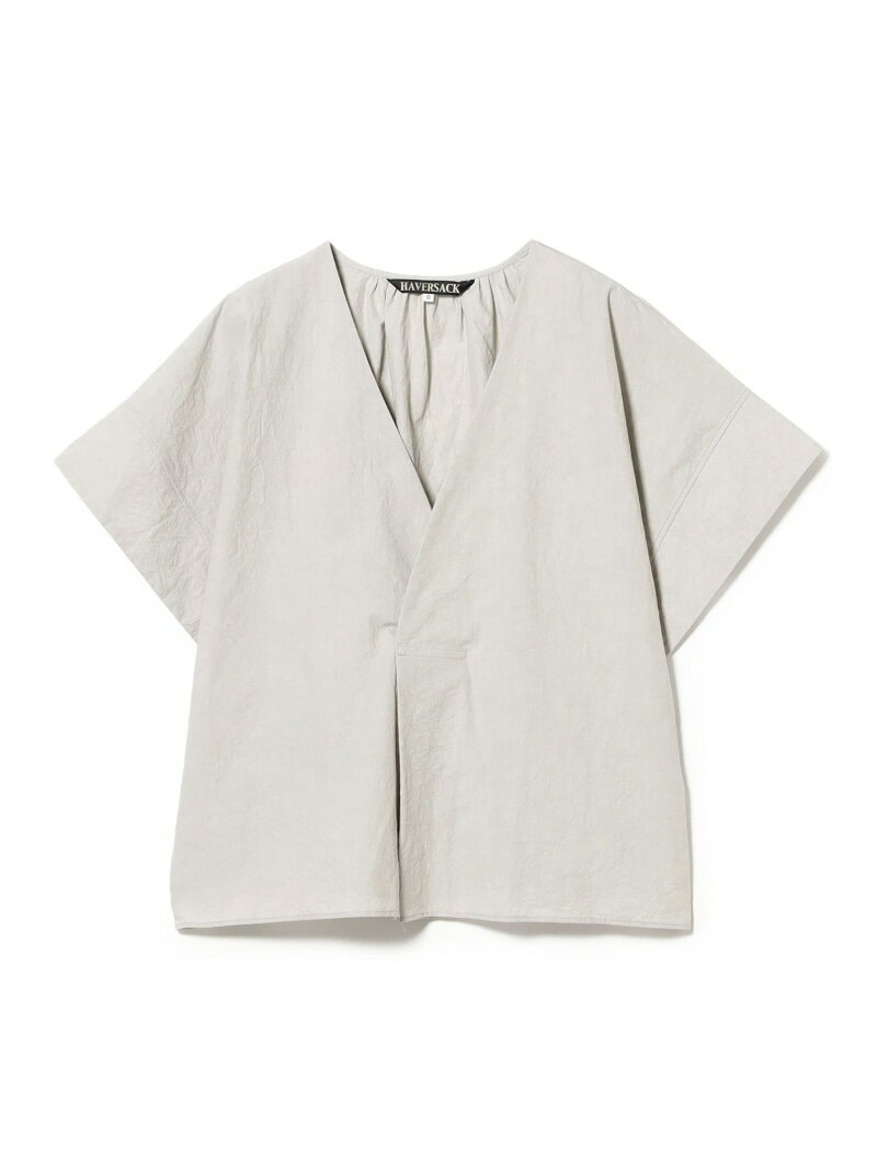 乐天商城 - HAVERSACK / Vネック オーバー シャツ BEAMS BOY ビームス ウイメン トップス シャツ・ブラウス【送料無料】[Rakuten Fashion]