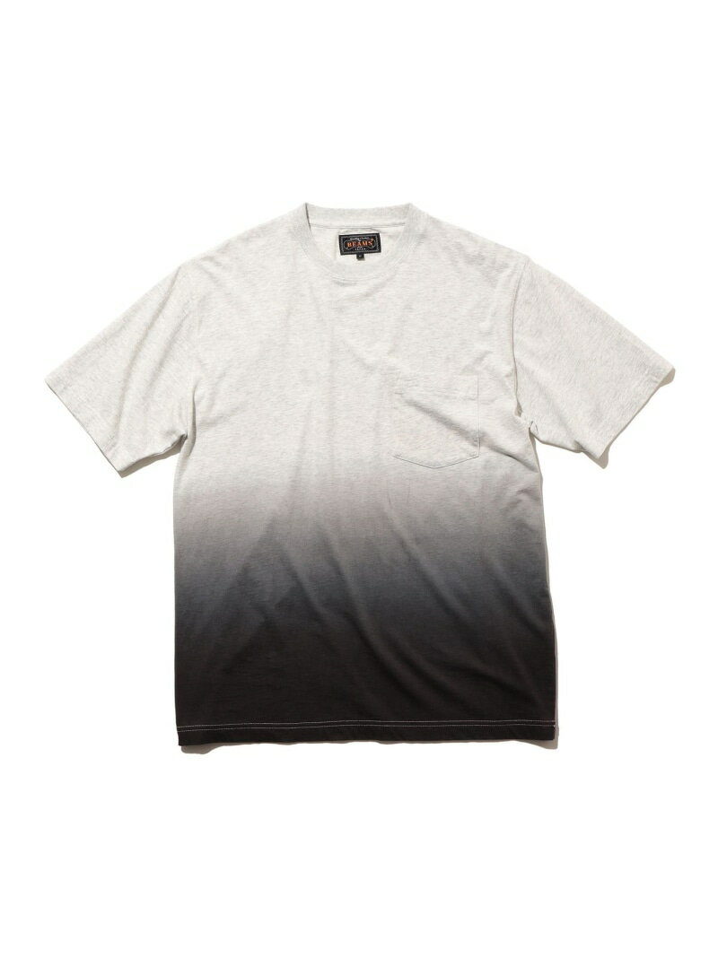 Pocket Tee Gradation Dye BEAMS PLUS ビームス メン トップス カットソー・Tシャツ グリーン【送料無料】[Rakuten Fashion]