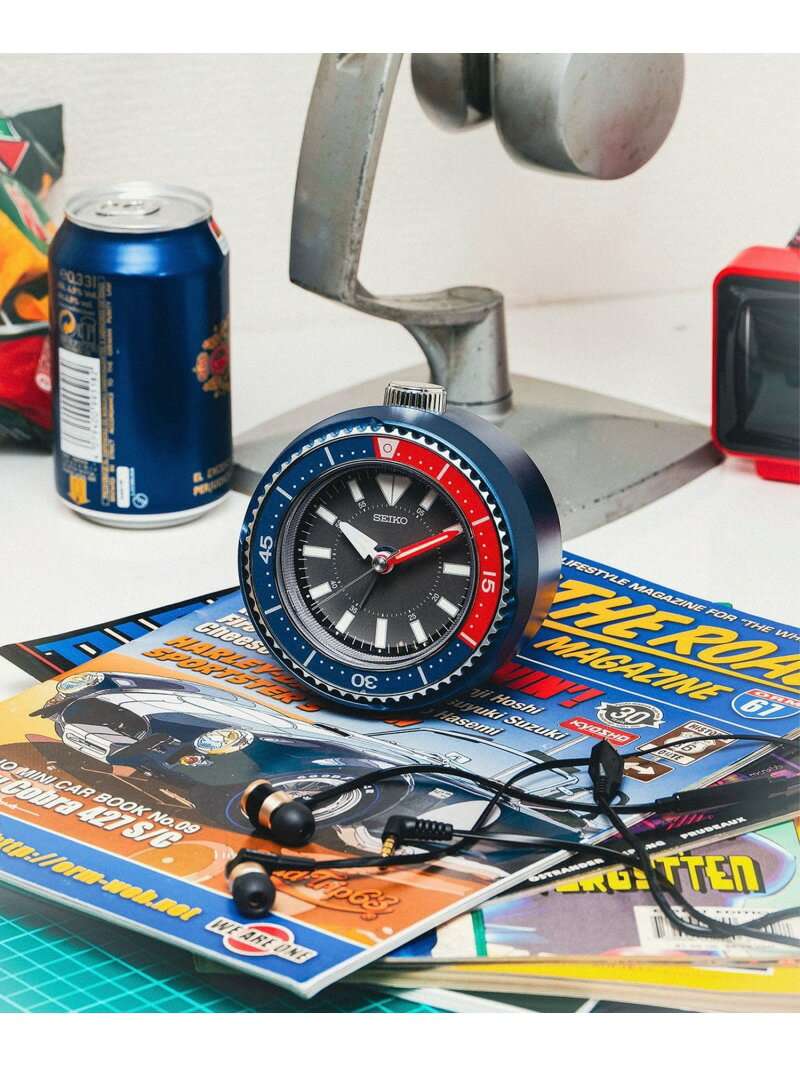 SEIKO / TC208 アラームクロック EXCLUSIVE bPr BEAMS ビームス メン インテリア・生活雑貨 時計 ブラック シルバー ブルー【送料無料】[Rakuten Fashion]