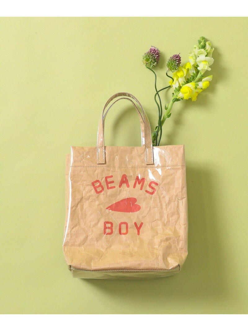 BEAMS トートバッグ メンズ BEAMS BOY / BBロゴ ショップバック 母の日 BEAMS BOY ビームス ウイメン バッグ トートバッグ ベージュ【送料無料】[Rakuten Fashion]