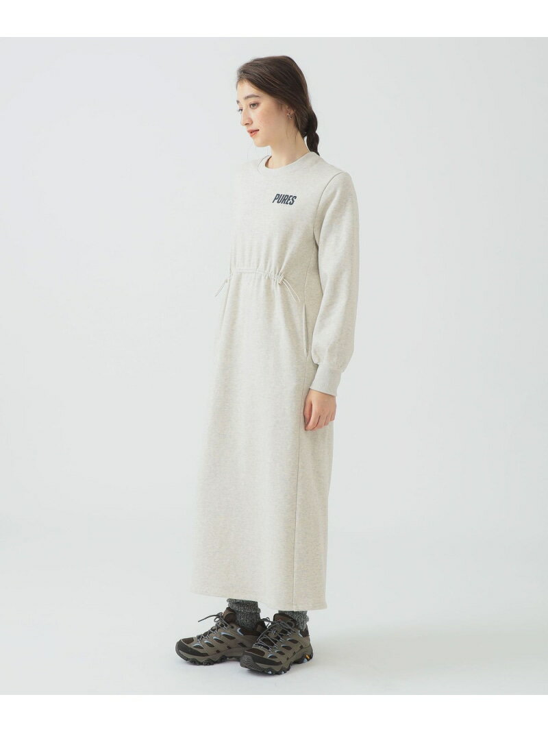 裏毛ロゴ ワンピース B:MING by BEAMS ビーミング ライフストア バイ ビームス ワンピース・ドレス ワンピース ブラック【送料無料】[Rakuten Fashion]