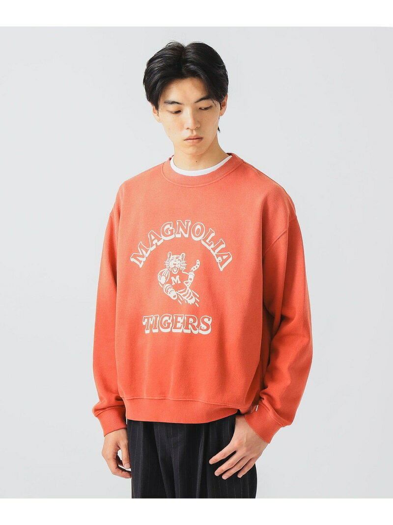 【SALE／40%OFF】タイガー フロッキー スウェット BEAMS HEART MEN ビームス ハート トップス スウェット・トレーナー レッド【RBA_E】【送料無料】[Rakuten Fashion]