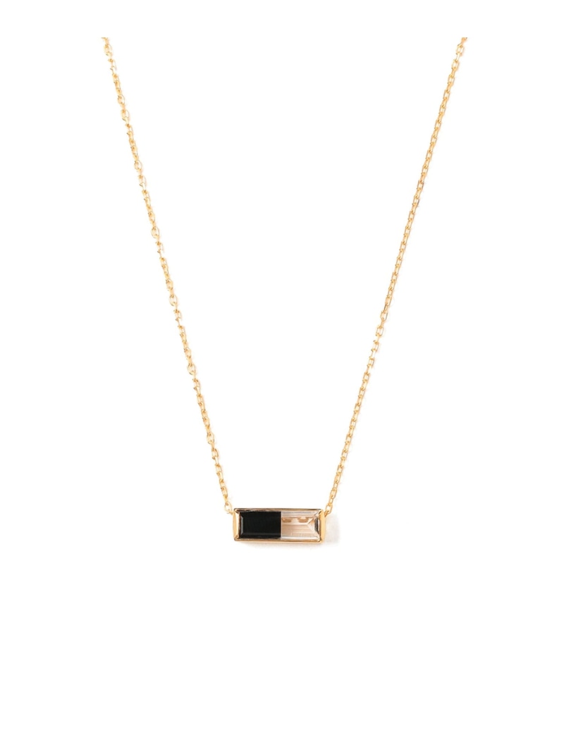 FIBULA / オニキス*クリスタル ネックレス ゴールド Demi-Luxe BEAMS デミルクス ビームス アクセサリー・腕時計 その他のアクセサリー・腕時計 ゴールド【送料無料】[Rakuten Fashion]