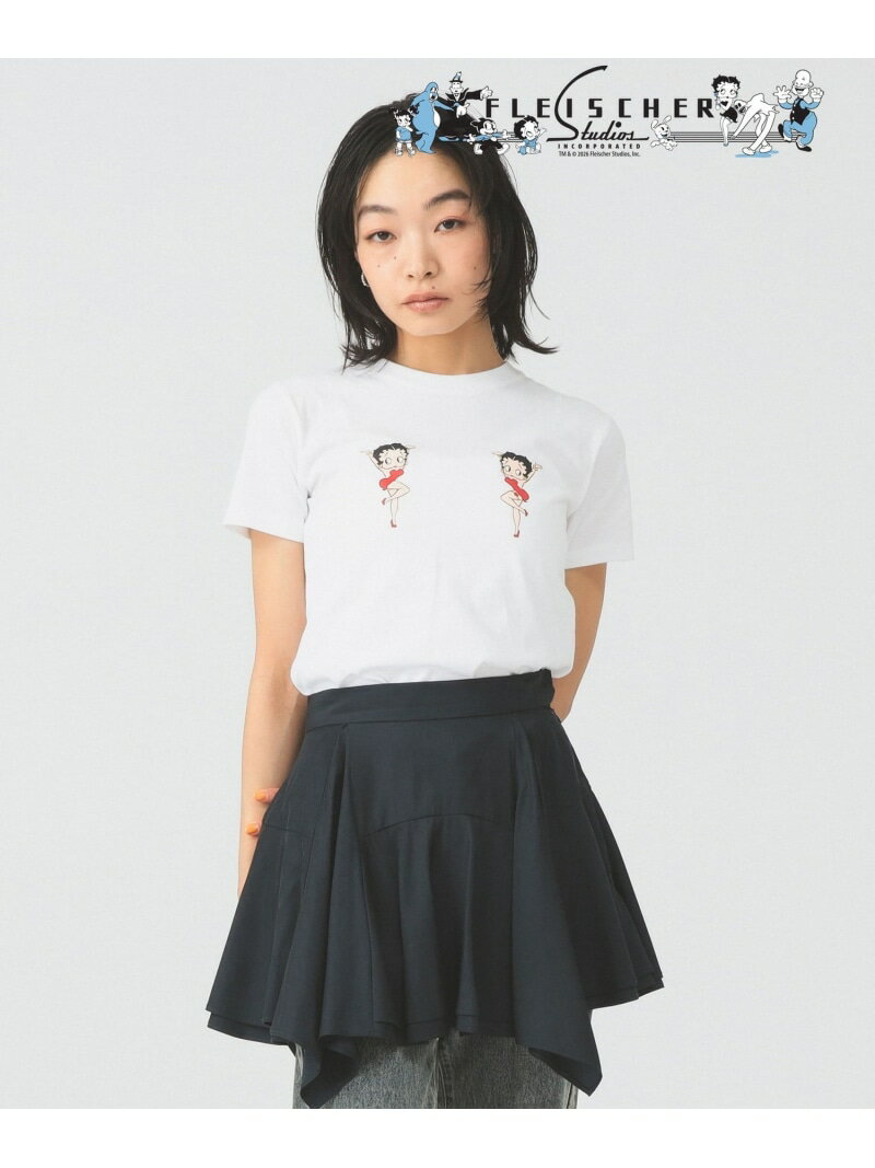 樂天商城 - Betty Boop(TM) / twins Tシャツ Ray BEAMS ビームス ウイメン トップス カットソー・Tシャツ ホワイト【送料無料】[Rakuten Fashion]