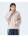 フェイクスエード フーディー BEAMS HEART WOMEN ビームス ハート トップス パーカー・フーディー ピンク ブラック ブルー グリーン ベージュ...