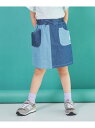 【SALE／20%OFF】BEAMS mini / カラーブロック インショーツ スカート 23SS(90~150cm) BEAMS mini ビームス ミニ スカート ロング・マキシスカート【RBA_E】[Rakuten Fashion]