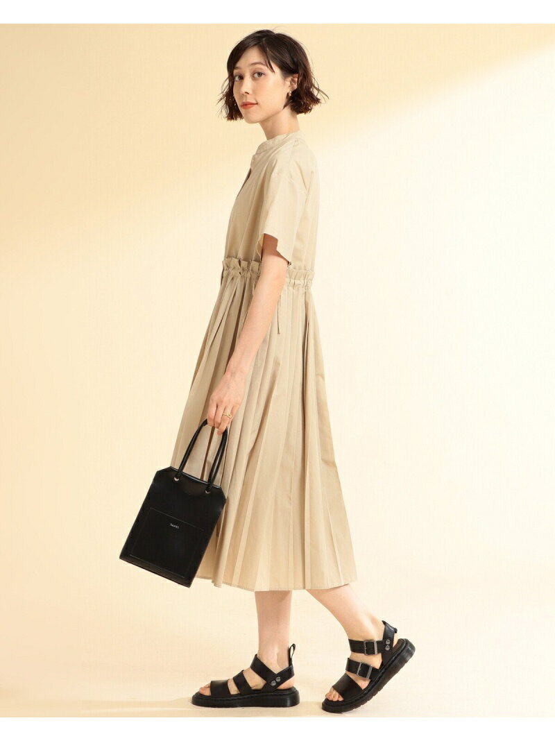楽天市場 Sale 35 Off Ray Beams バンドカラー プリーツ ワンピース Ray Beams ビームス ウイメン ワンピース シャツワンピース ブラック ベージュ ブルー Rba E 送料無料 Rakuten Fashion Beams ビームス