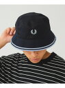 フレッドペリー 帽子 メンズ FRED PERRY * BEAMS / 別注 バケットハット 24SS BEAMS ビームス メン 帽子 キャップ ネイビー ブラック【送料無料】[Rakuten Fashion]