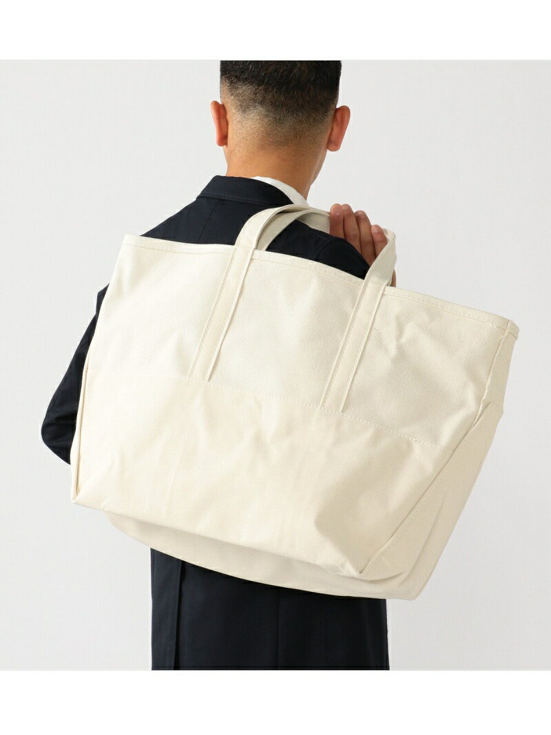 L.L.Bean*BEAMS / DEEP BOTTOM BOAT&TOTE BAG L BEAMS MEN ビームス メン バッグ リュック/バックパック ホワイト ネイビー【送料無料】[Rakuten Fashion]