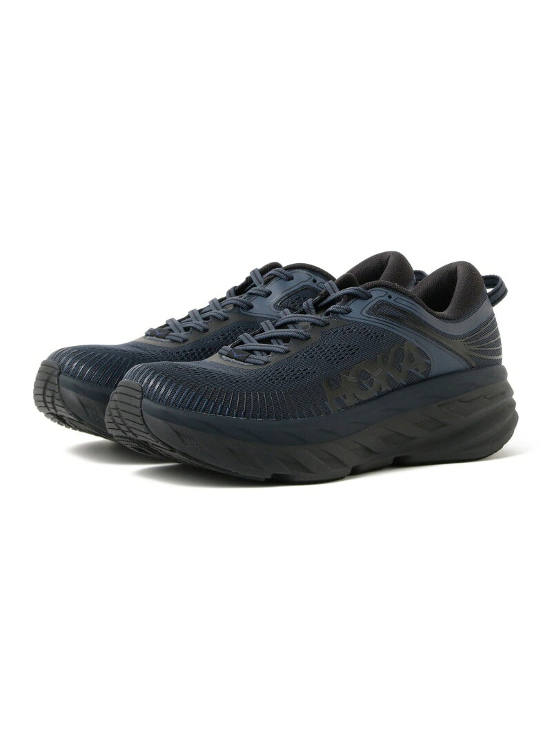 乐天商城 - HOKA / BONDI 7 BEAMS ビームス メン シューズ・靴 スニーカー ブラック【送料無料】[Rakuten Fashion]