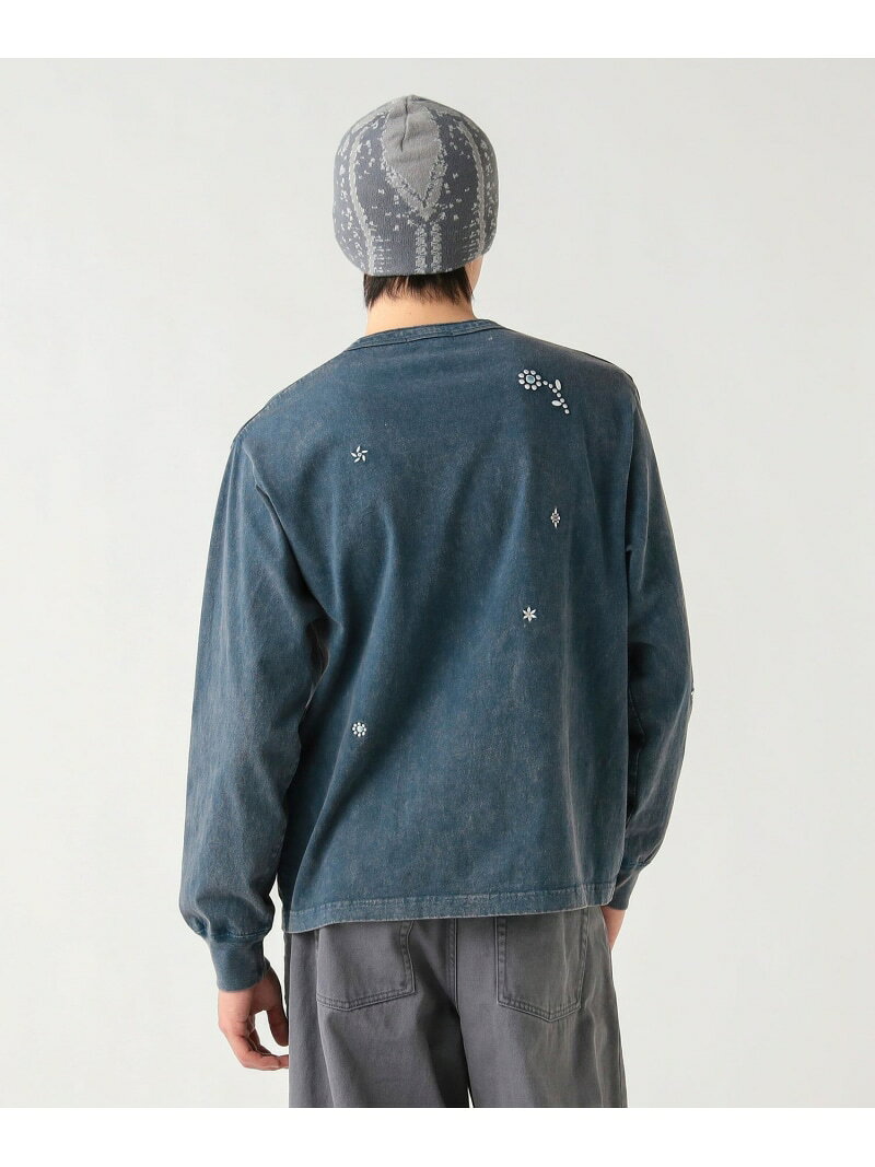 乐天商城 - 【SALE／20%OFF】スタッズ エンブレム ロングスリーブ BEAMS HEART MEN ビームス ハート トップス カットソー・Tシャツ ブラック ネイビー【RBA_E】【送料無料】[Rakuten Fashion]