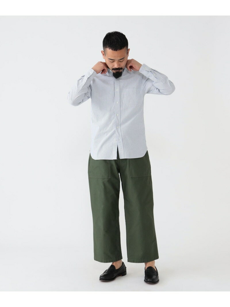 BEAMS PLUS / オックスフォード ストライプ ボタンダウン シャツ BEAMS PLUS ビー...