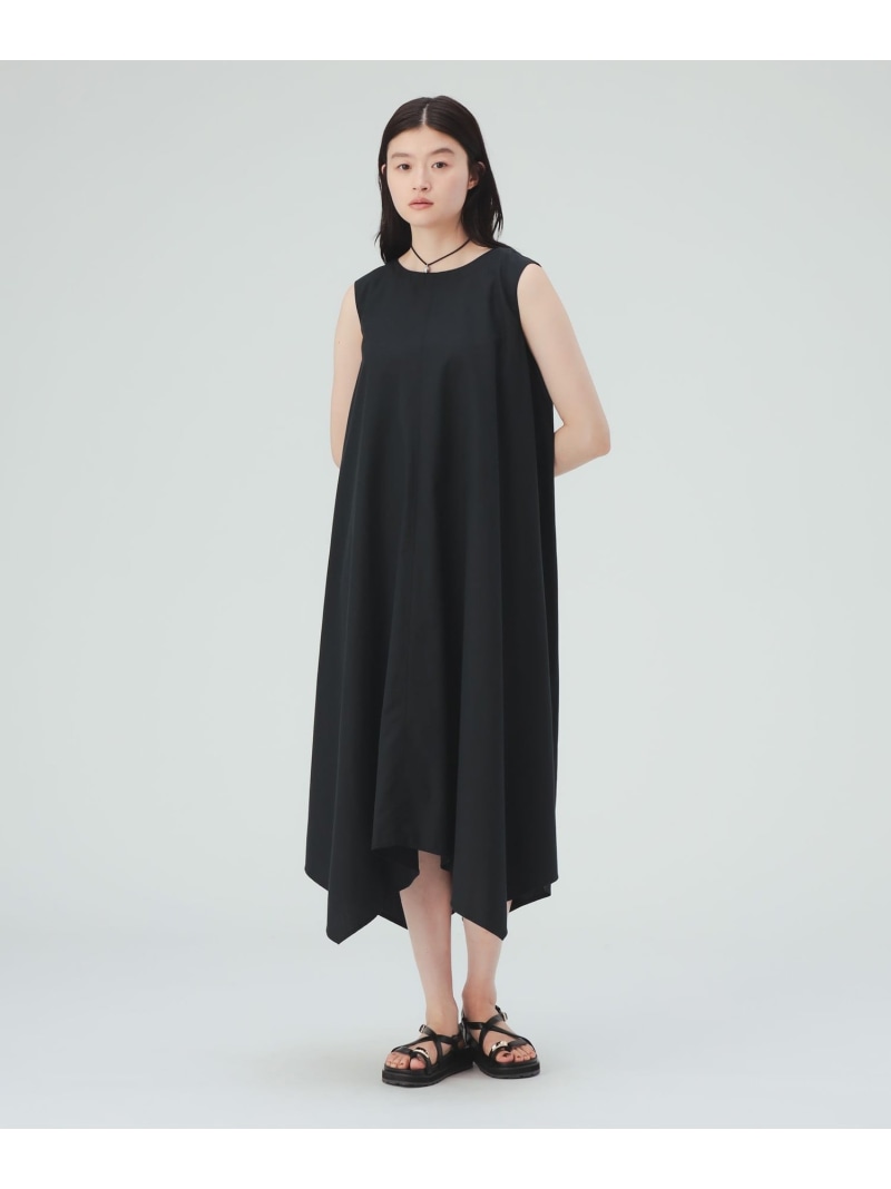 コットン ノースリーブ切替 フレアワンピース BEAMS HEART WOMEN ビームス ハート ワンピース・ドレス その他のワンピース・ドレス ブルー グレー ブラック オレンジ【送料無料】[Rakuten Fashion]