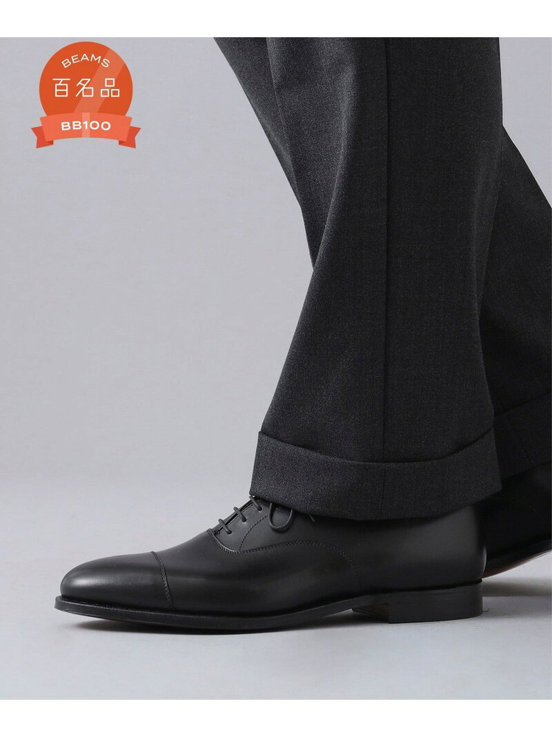 CROCKETT&JONES / CONNAUGHT2 ストレートチップシューズ BEAMS F ビームス メン シューズ・靴 レースアップ・ドレスシューズ ブラック