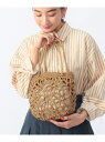 フラワー ペーパー バッグ BEAMS HEART WOMEN ビームス ハート バッグ その他のバッグ ベージュ ブラウン ホワイト グリーン グレー ピンク...