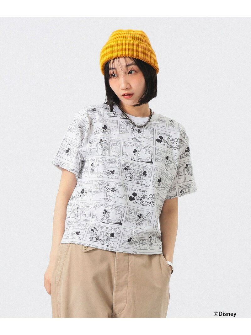 【SALE／30%OFF】【別注】Champion / ミッキーマウス&ミニーマウス / Tシャツ BEAMS BOY ビームス ウイメン トップス カットソー・Tシャツ ホワイト【RBA_E】【送料無料】[Rakuten Fashion] beams-10096554 BEAMS/ビームス サンプル画像2